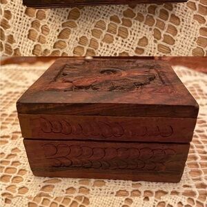 Small Wooden Trinket Box